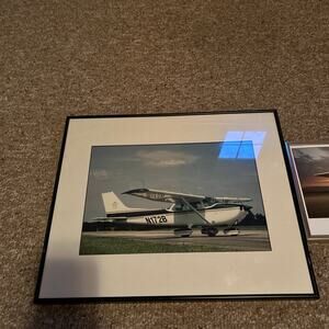 Custom Framed Aviation Decor. Cessna 172 Pilot Man Cave